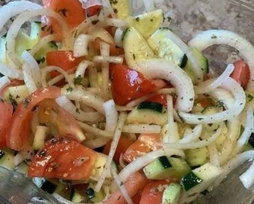 Cucumbers, Onions, & Tomatoes