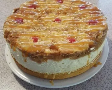 Pineapple Upside-Down Cheesecake