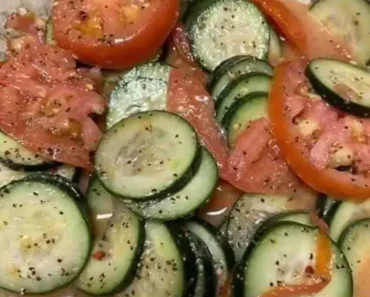 Marinated Cucumbers, Onions, and Tomatoes