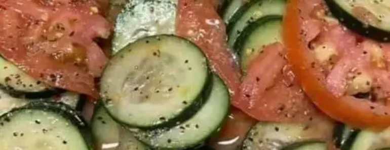 Marinated Cucumbers, Onions, and Tomatoes