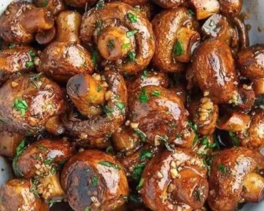 ROASTED GARLIC MUSHROOMS RECIPE