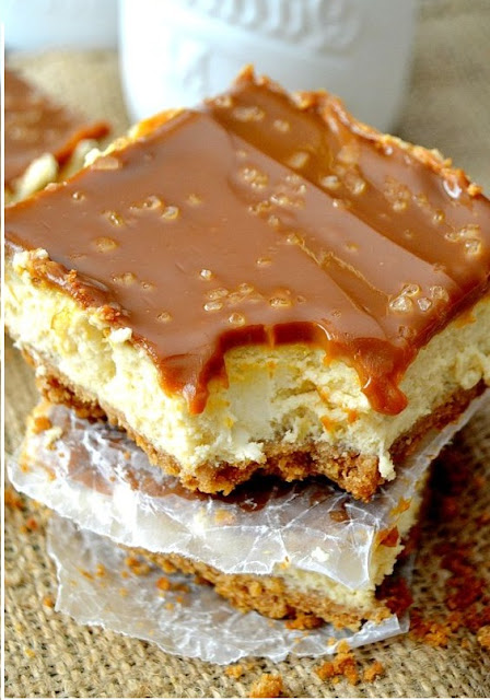 dulce de leche cheescake Bars
