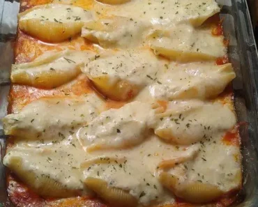 Stuffed cheese shells