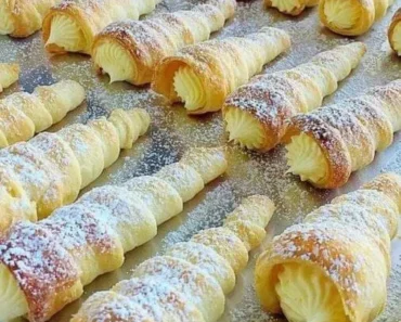 Cannoncini stuffed with Italian cream !!!