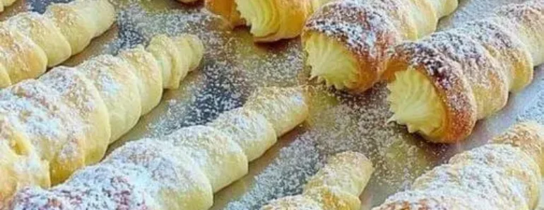 Cannoncini stuffed with Italian cream !!!