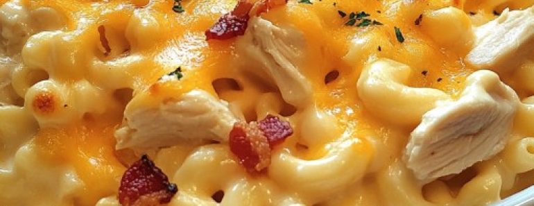 Crack Chicken Macaroni and Cheese